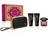VERSACE Crystal Noir EDT Travel / Gift 4pcs SET