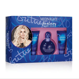 Britney Spears MIDNIGHT Fantasy 3pcs Travel / Gift SET