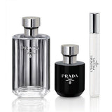 Prada L'Homme Travel / Gift Set 3 pieces