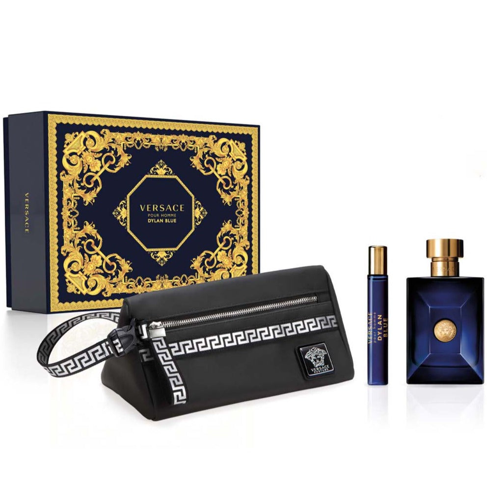 Versace Men's Dylan Blue 3pc Gift Set Fragrances 8011003859870